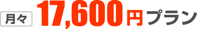 月々17,600円プラン